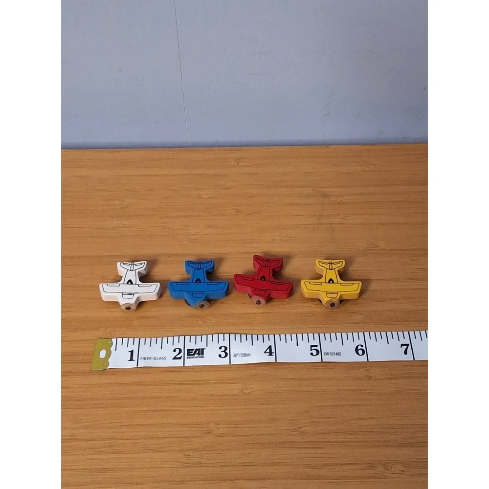 Vintage Knobler Airplane Fridge Magnets - Made In Japan Lot Of 4 GVC